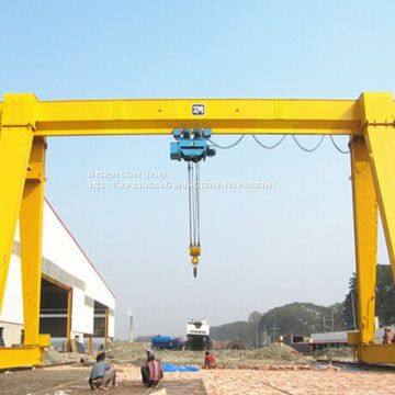 Single Girder Gantry Crane 5 ton ,Electric hoist by steel wire rope