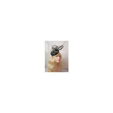YRFC14143 sinamay fascinator/ disc fascinator /pillbox fascinator/cocktail fascinator