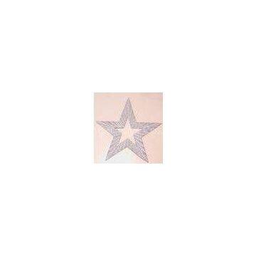 Star Tinsel Silver Commercial Christmas Decorations Baubles Tree Ornaments