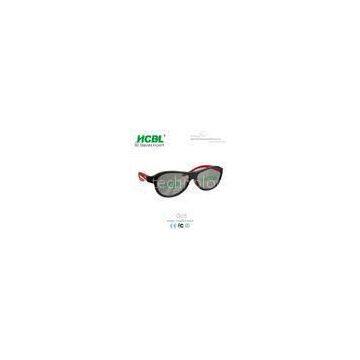 Colorful Circular Polarized 3D Glasses With Thin Plastic Legs For Amusement Park