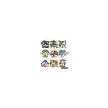 Sports Ball Trading Photo Etched Lapel Pins