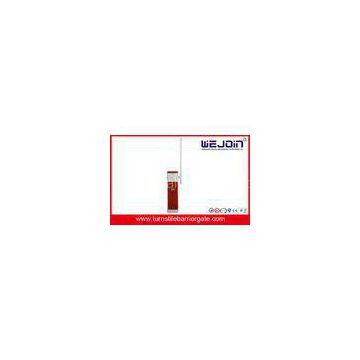 Red Intelligent Automatic Road Boom Barrier Gate With Limit Switch