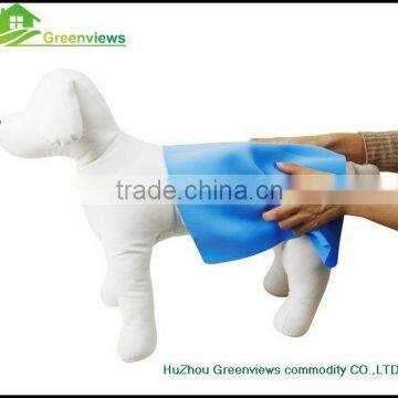 PVA pet absorbent towel for dog, Professional pet PVC towelling beach towel made in China GV7818