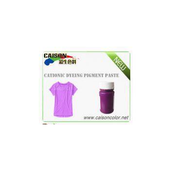 CD-0007 Fluorescent violet pigment paste for textile cationic dyeing