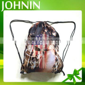 Factory Promotional OEM Services Printing Pirate Skull Drawstring Bag