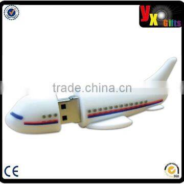 Free sample low price wholesale pvc plane usb flash drives