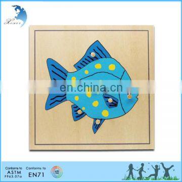 2017 New Montessori Cylinder Blocks Kindergarten Wooden Educational Teaching Aids for Kids With Best Quality photo-6