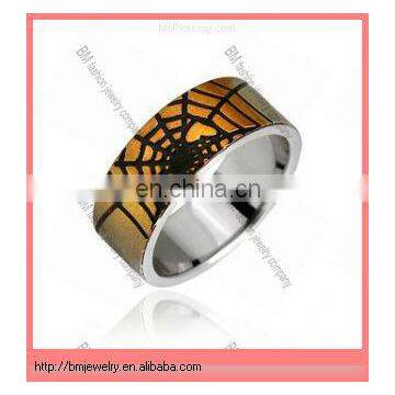 Surgical Steel Spider Web Ring jewelry wholesale fashion style