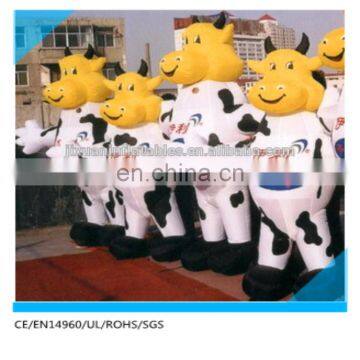 jixuan inflatable cow mascot costume for sale