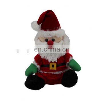 9inch Christmas decoration Plush Stuffed toys Santa Clause toys