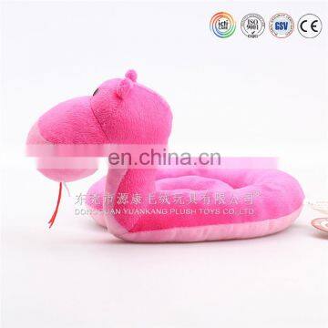 Custom Promotional Animal Shape Snake Plush Cushion photo-2