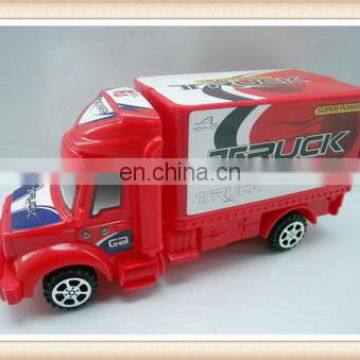 plastic Friction container truck toy