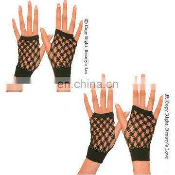 Wholesale fashion gloves sex satin glove black lace gloves