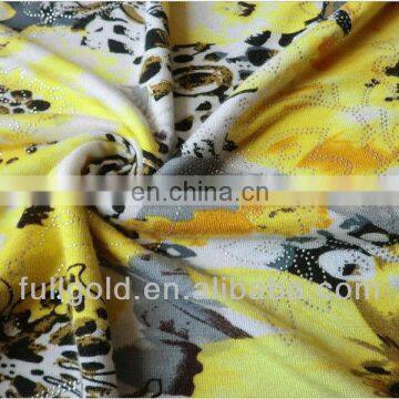 Spun viscose rayon stretch rayon knitted fabric popular in india and dubai cheap price