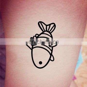 Temporary decorative body tattoo stickers