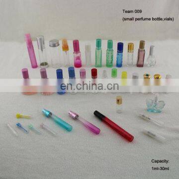 All kinds of glass vials perfume vial empty vials