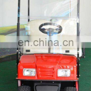 Classic Red Golf Electric Carts, Golf Cart Four Seater With Curtis Controller and DC Motor | AX-A3-20 photo-4