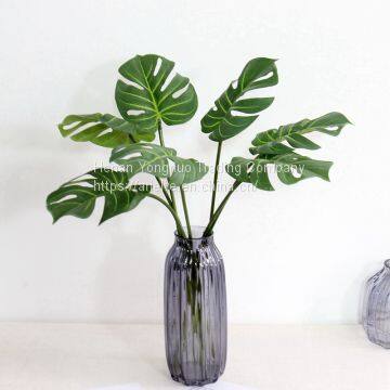 High Quality Artificial Plant Photography Props Real Touch Latex Turtle Leaf photo-3