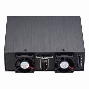 2.5in Aluminum 4-bay Mobile Rack Backplane for 2.5in SATA/ MiniSAS Drives Hot Swap SSDs/HDDs From 7-15mm Hdd Enclosure photo-3