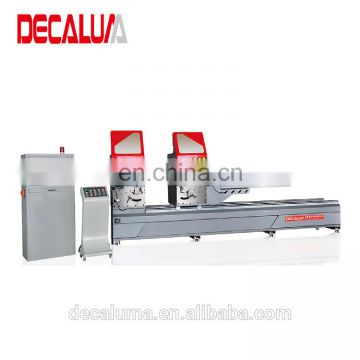 Aluminum Profile CNC Scheider System Double Head Cutting Machine