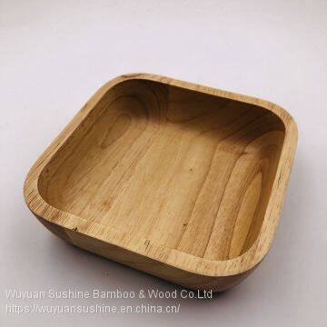 Rubber Wooden Salad Bowl