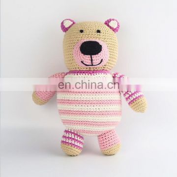 Wholesales Baby Crochet Amigurumi Toys 100% Handmade Knitted Bunny Toy