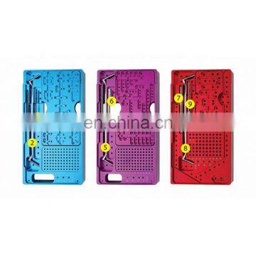 Orthopedic Surgical Instruments Quality Assured Mini Fragment Instruments Set Trauma Plate Instrument Set Implants Sets photo-3