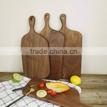 Custom Logo Walnut Wooden Bread Block,Wood Cutting Board