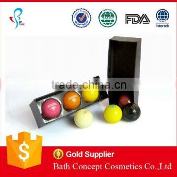 ball shaped cute lip balm gift set