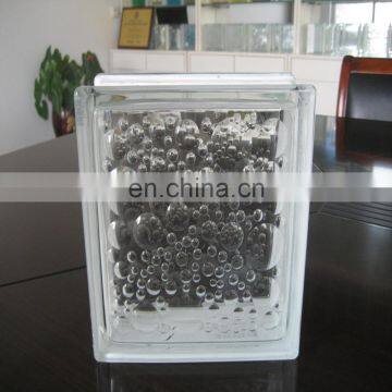 clear water bubble glass block with cheaper and high quality