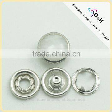 china button factory metal pearl prong snap buttons