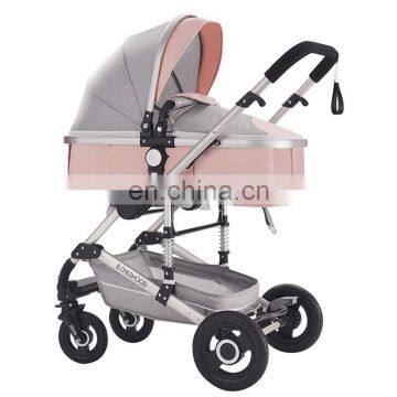 New 2018 Baby Stroller 3 In 1 For 0-3 Years Baby Prams With Removable Shopping Basket