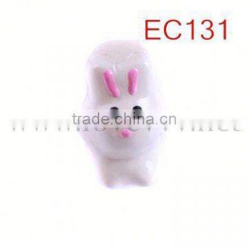 lovely rabbit plastic DIY beads for jewelry