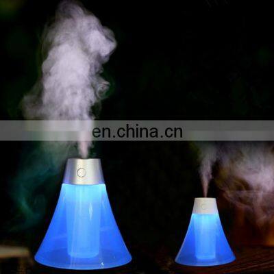 Promotion Office Desk Cool Mist Difiuser Usb Mini Air Humidifier as Night Light Cool-mist Impeller Humidifier Blue Water Tank