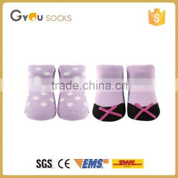 Factory Wholesale baby socks,cute jacquard design little girl sock