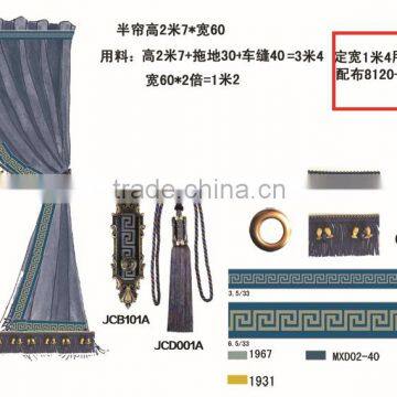 New Chinese Style--Bronze+blue,tassel for Curtain,wholesale Tassels,tassel and Fringe photo-5