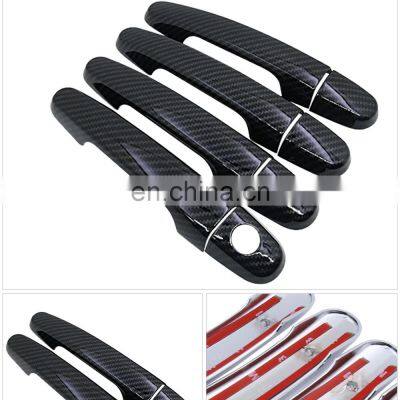 Carbon Fiber Door Handle Cover Catch Trim Car Set Stickers Accessories for Lexus ES XV30 ES300 ES330 2002 2003 2004 2005 2006 photo-2