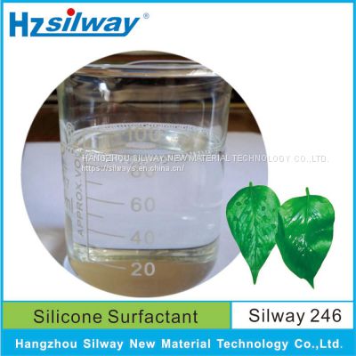 Silicone Spray Adjuvant Polyether Trisiloxane Plant Growth Regulator Gives Super Spreading and Does Dramatically Reduce Surface Tension in Aqueous Solutions