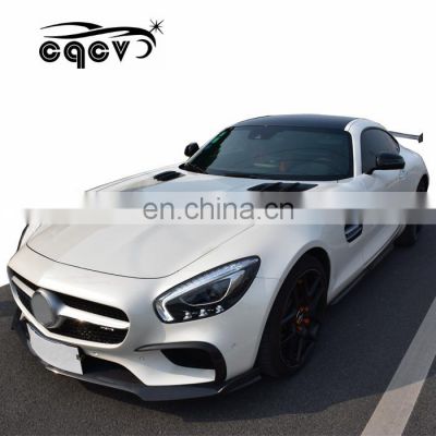 2015-2016 CQCV style  body kit for  Mercedes Benz AMG GT carbon fiber front lip rear lip side skirts spoiler with accessories