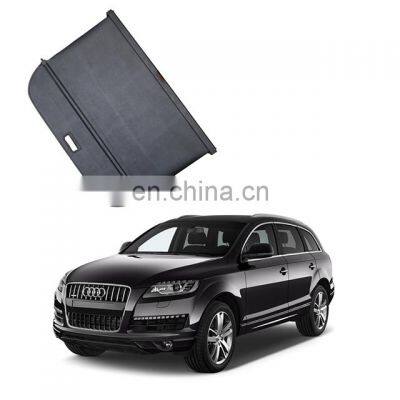 Waterproof Rear Trunk Security Shielding Shade Retractable Cargo Cover For Audi Q7 2007 2008-2015 Accessories