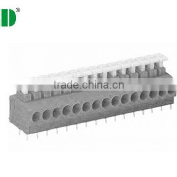 Pitch 3.81mm PCB Spring Screwless Terminal blocks with push button hot sale