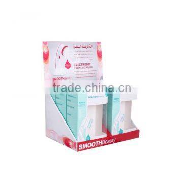 Popular good quality advertising cardboard pop cosmetic display unit