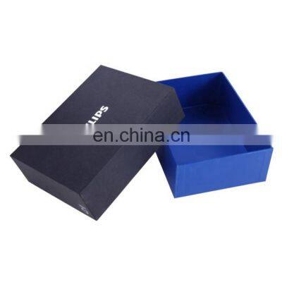 Black Lid and Blue Base Inner Printing Packaging Gift Paper Boxes