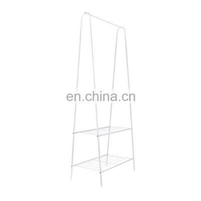 K&B 2 Tier Metal Stand Hanging Clothes Rack Detachable Stand Shoes and Clothes Hanger Rack photo-2