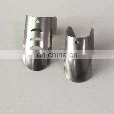 New Model Safety Sheller Kitchen Support Guard Cutting Tip Stainless Steel Finger Protector photo-4