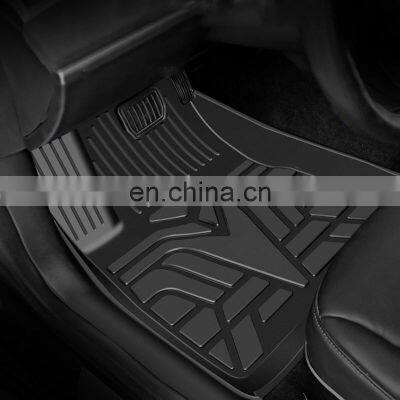 Oem Chinese Factory Directly Sale Tpe Single Layer Car Floor Carpet Mat For Tesla Model 3 Right Hand Version photo-2