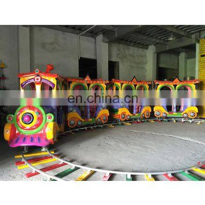 Outdoor playground equipment train tourist locomotive road train for sale