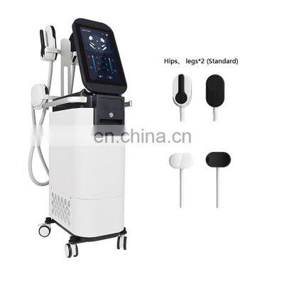 Professional Electromagnetic RF 4 Handles Muscle Stimulation Muscle Building Body Slimming Machine