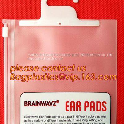 HANGER HOOK BAGS,GARMENT BOTTON CLOSURE BAGS, EVA FROST DRAWSTRING BAGS, VINYL HANGER HOOK BAG photo-4