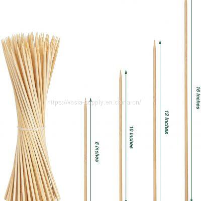 Supplier of 4mm wooden and BBQ bamboo stick Shish Kebab Skewers Factory direct sale